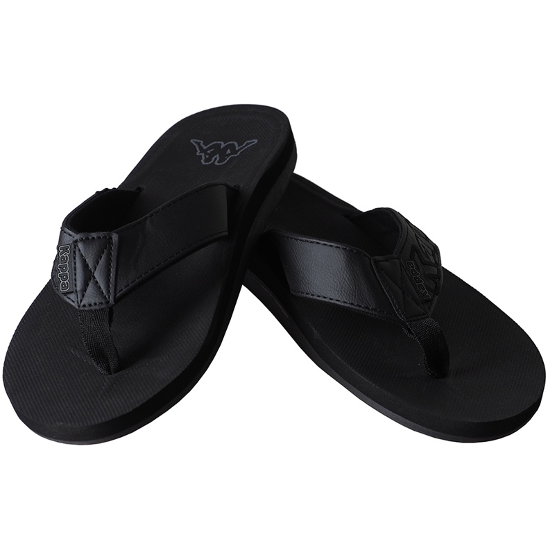 Pantoufles Kappa Rodeen noires pour hommes 242808 1116 le noir 1 Pantoufles Kappa Rodeen noires pour hommes 242808 1116 le noir 1