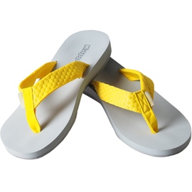 Chaussons femme Kappa Pahoa jaunes 242668 4014 1
