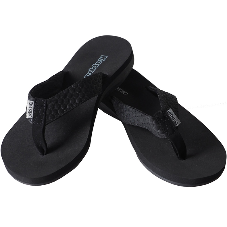 Chaussons femme Kappa Pahoa noirs 242668 1111 le noir 1