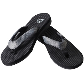 Chaussons pour femmes Kappa Cally noir-gris 242834 1611 1