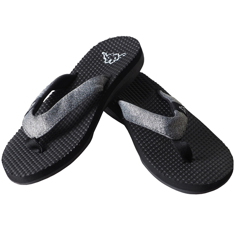 Chaussons pour femmes Kappa Cally noir-gris 242834 1611 1