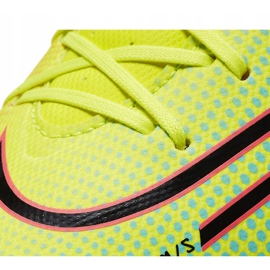 Chaussure de football Nike Mercurial Vapor 13 Academy Mds Tf CJ1306 703 multicolore jaune 4