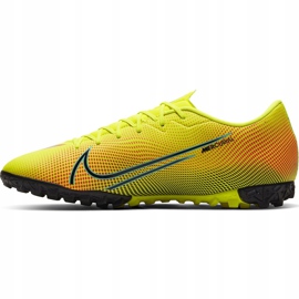 Chaussure de football Nike Mercurial Vapor 13 Academy Mds Tf CJ1306 703 multicolore jaune 2