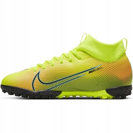 Chaussure de football Nike Mercurial Superfly 7 Academy Mds Tf Junior BQ5407 703 multicolore jaune 2
