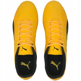 Chaussures de football Puma One 20.4 Fg Ag 105831 01 jaune 2