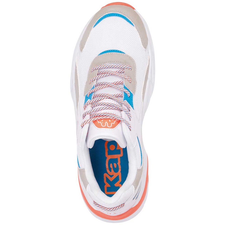 Chaussures homme Kappa Boiz blanc et orange 242857 1044 blanche bleu multicolore 1