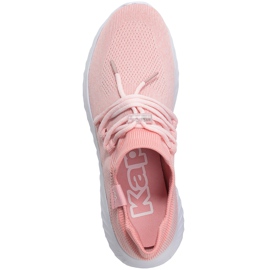 Chaussures femme Kappa Zuc rose et blanc 242818 2110 blanche 1