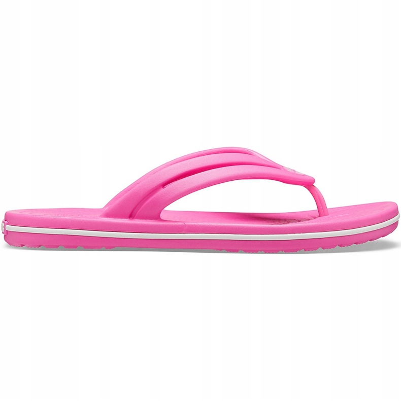 Chaussons Crocs pour femmes Crocband Flip W rose 206100 6QQ 2