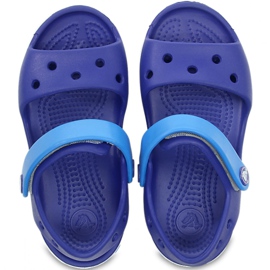 Sandales Crocs pour enfants Crocband Sandal Kids bleu 12856 4BX 1 Sandales Crocs pour enfants Crocband Sandal Kids bleu 12856 4BX 1