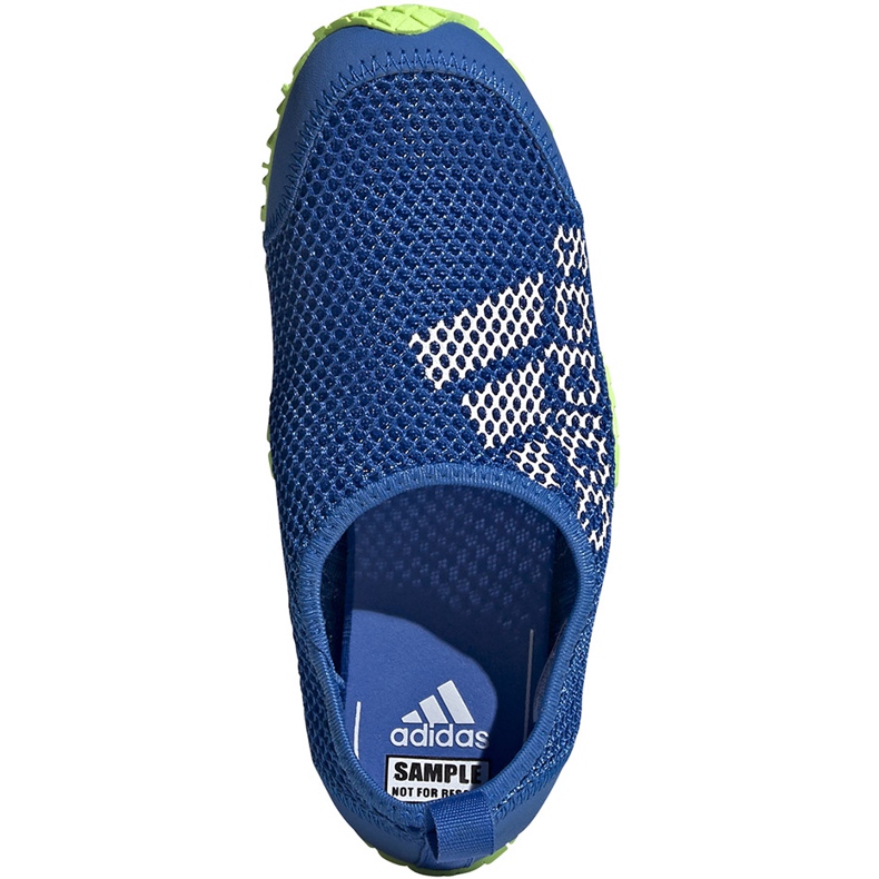 Chaussures d'eau pour enfants Adidas Kurobe K bleu-lime EF2239 1