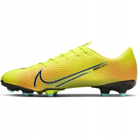 Chaussure de football Nike Mercurial Vapor 13 Academy Mds FG / MG CJ1292 703 jaune jaune 2