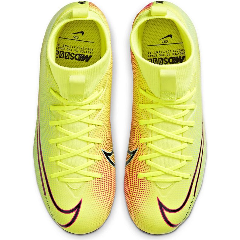 Chaussure de football Nike Mercurial Superfly 7 Academy Mds FG / MG Junior BQ5409 703 jaune jaune 1