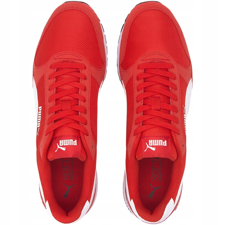 Chaussures homme Puma St Runner v2 Mesh rouge 366811 09 1