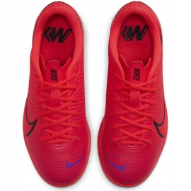 Nike Mercurial Vapor 13 Academy Ic Junior AT8137 606 chaussures de football rouge rouge 1