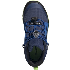 Chaussures enfant Adidas Terrex Mid Gtx K EF2248 bleu marine bleu multicolore 1