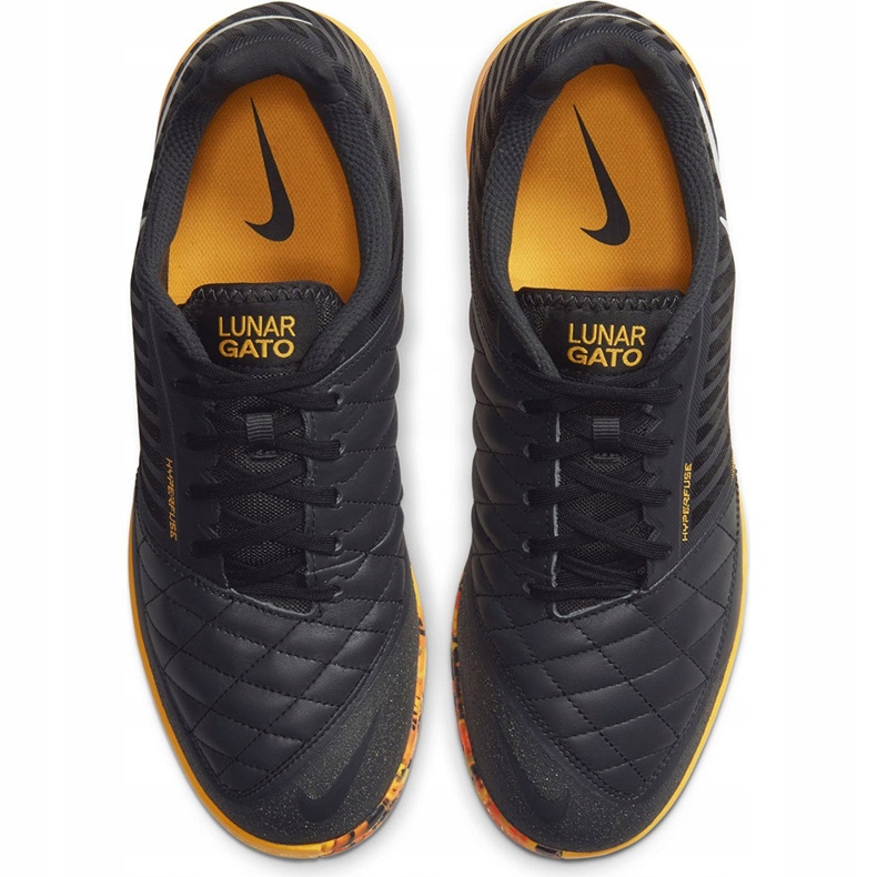 Chaussures de football Nike LunarGato Ii 580456 018 le noir le noir 1
