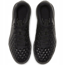 Nike Tiempo Legend 8 Club Tf Junior AT5883 010 chaussures de football le noir le noir 1