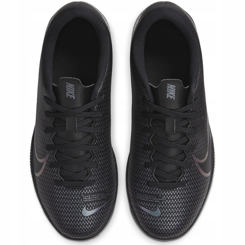 Nike Mercurial Vapor 13 Club Ic Junior AT8169 010 chaussures de football noir noir 1