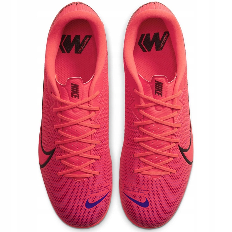 Nike Mercurial Vapor 13 Academy Tf AT7996 606 chaussures de football rouge rouge 1