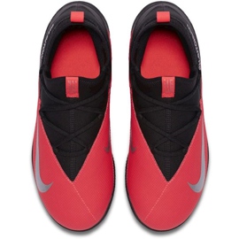 Nike Phantom Vsn 2 Club Df Ic Junior CD4072 606 chaussures de football rouge noir 1