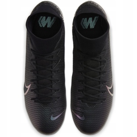 Chaussures de football Nike Mercurial Superfly 7 Academy FG / MG AT7946 010 noir noir 1