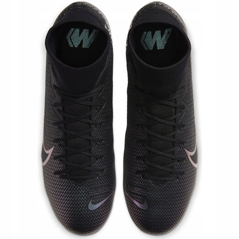 Chaussures de football Nike Mercurial Superfly 7 Academy FG / MG AT7946 010 noir noir 1