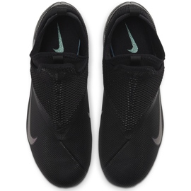 Nike Phantom Vsn 2 Academy Df FG / MG Junior CD4059 010 chaussures de football noir noir 1