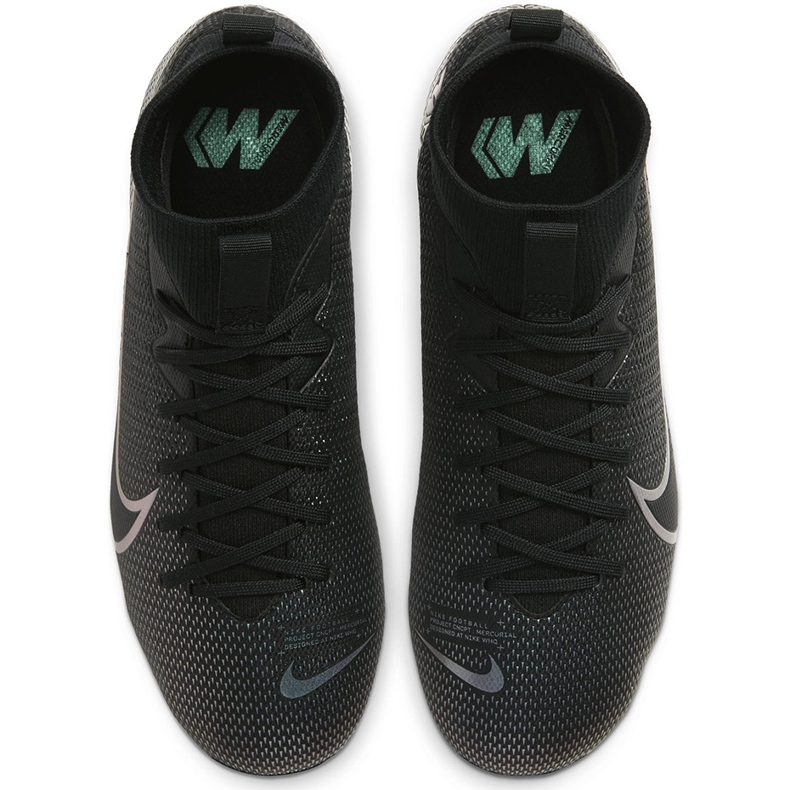 Chaussures de football Nike Mercurial Superfly 7 Academy FG / MG Junior AT8120 010 noir noir 1