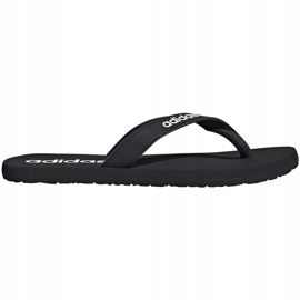 Pantoufles Adidas Eezay Flip Flop noires EG2042 blanc 2