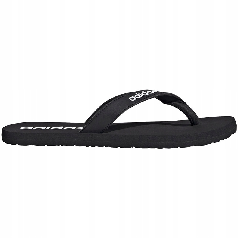 Pantoufles Adidas Eezay Flip Flop noires EG2042 blanche le noir 2