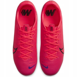 Chaussures de football Nike Mercurial Vapor 13 Academy FG / MG AT5269 606 rouge rouge 1