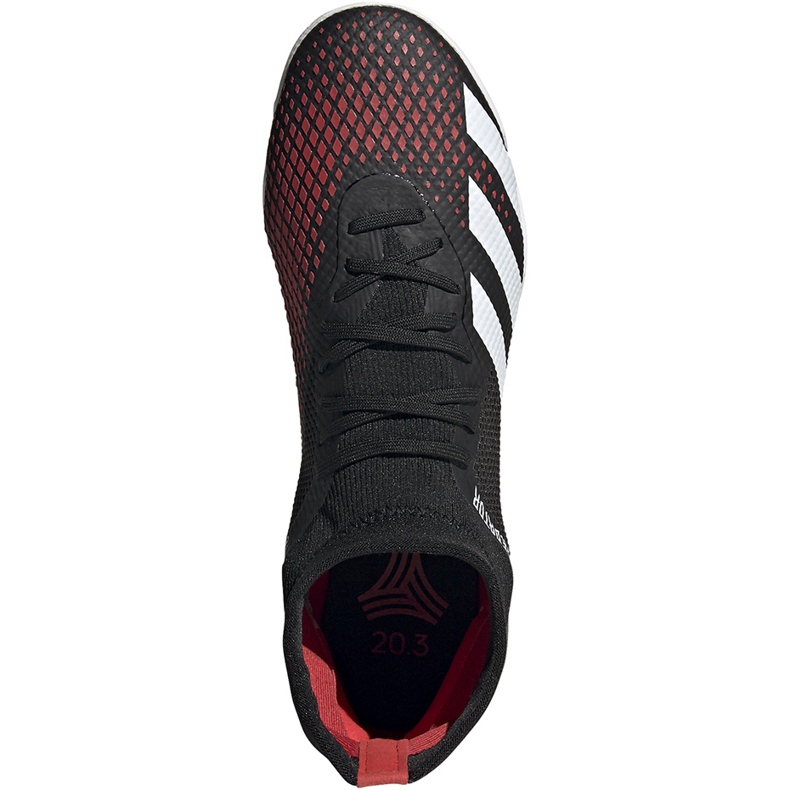 Adidas Predator 20.3 In chaussures de football noir et rouge EF2209 multicolore 1