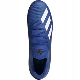 Chaussures de football adidas X 19.3 Fg bleu EG7130 bleu blanc 1