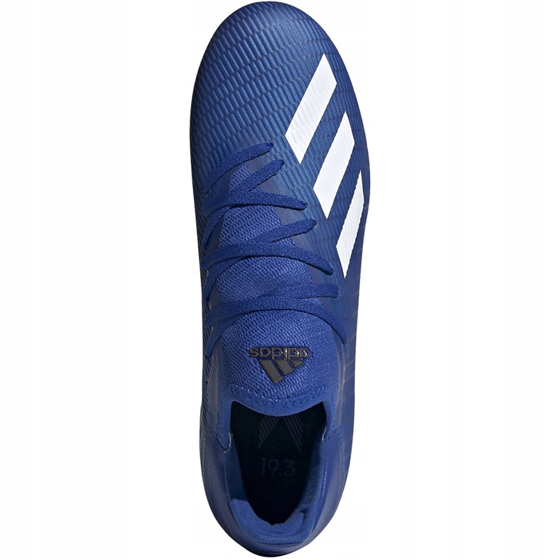 Chaussures de football adidas X 19.3 Fg bleu EG7130 bleu blanc 1
