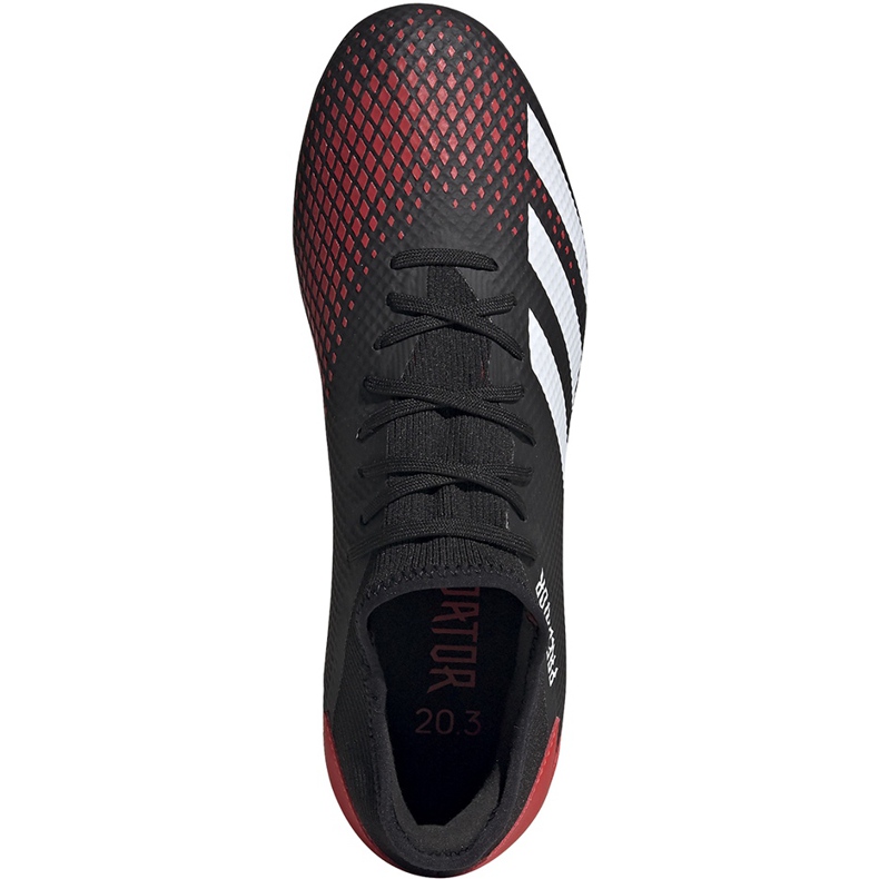 Chaussures de football adidas Predator 20.3 L Fg noir EE9556 multicolore 1