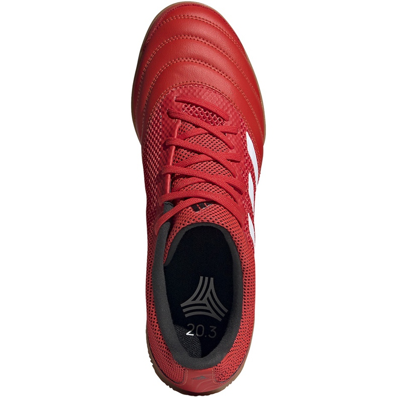 Adidas Copa 20.3 In Sala chaussures de football rouge G28548 1