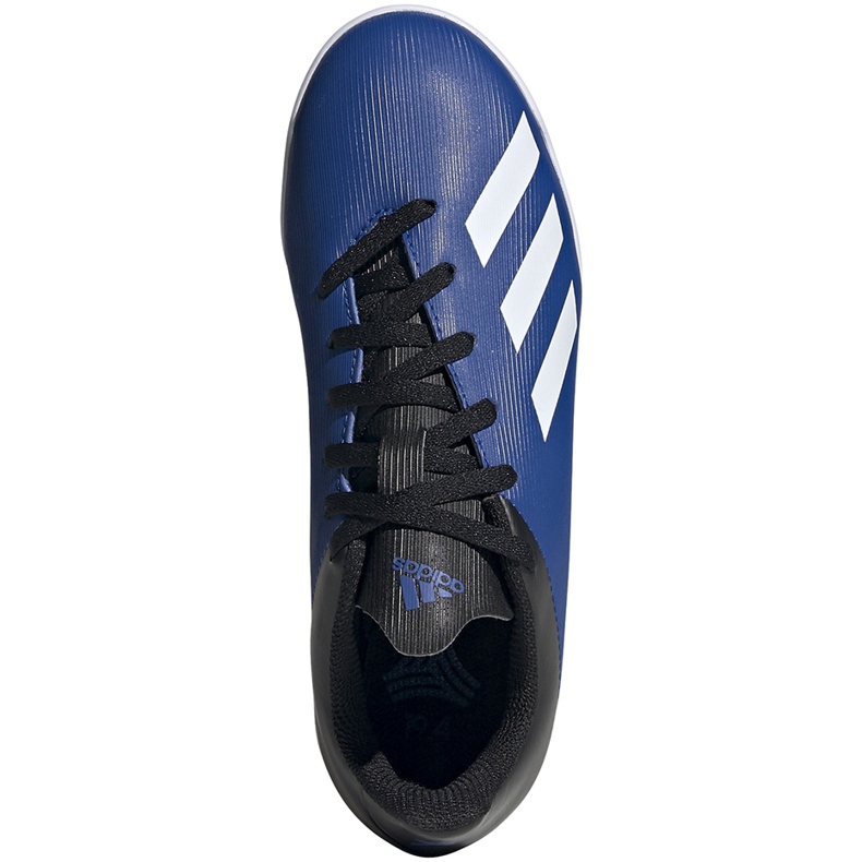 Chaussures de foot Adidas X 19.4 In Jr EF1623 bleu bleu 1