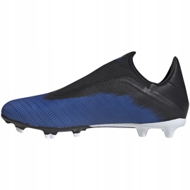 Adidas X 19.3 Ll Fg chaussures de football bleu-noir EG7178 1 Adidas X 19.3 Ll Fg chaussures de football bleu-noir EG7178 1