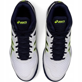 Asics Gel-Task Mt 2 1071A036 101 chaussures de volley-ball pour hommes blanc blanc 1