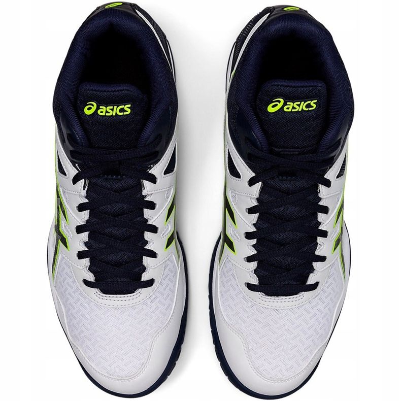 Asics Gel-Task Mt 2 1071A036 101 chaussures de volley-ball pour hommes blanche blanche 1