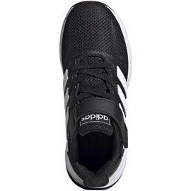 Adidas Runfalcon C chaussures pour enfants noir et blanc EG1583 blanche le noir 1