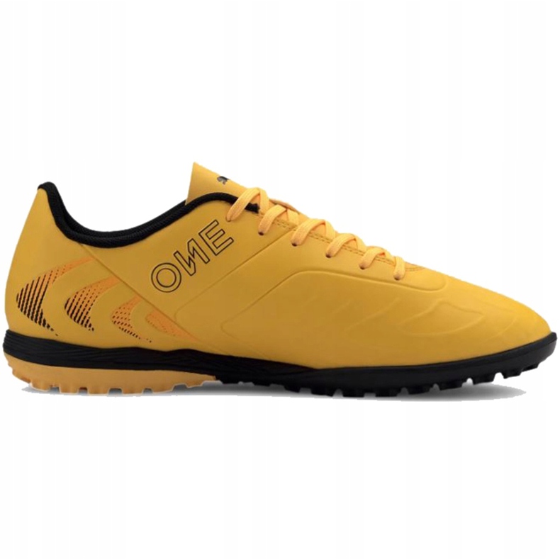 Chaussures de foot Puma One 20.4 Tt 105833 01 jaune jaune 1