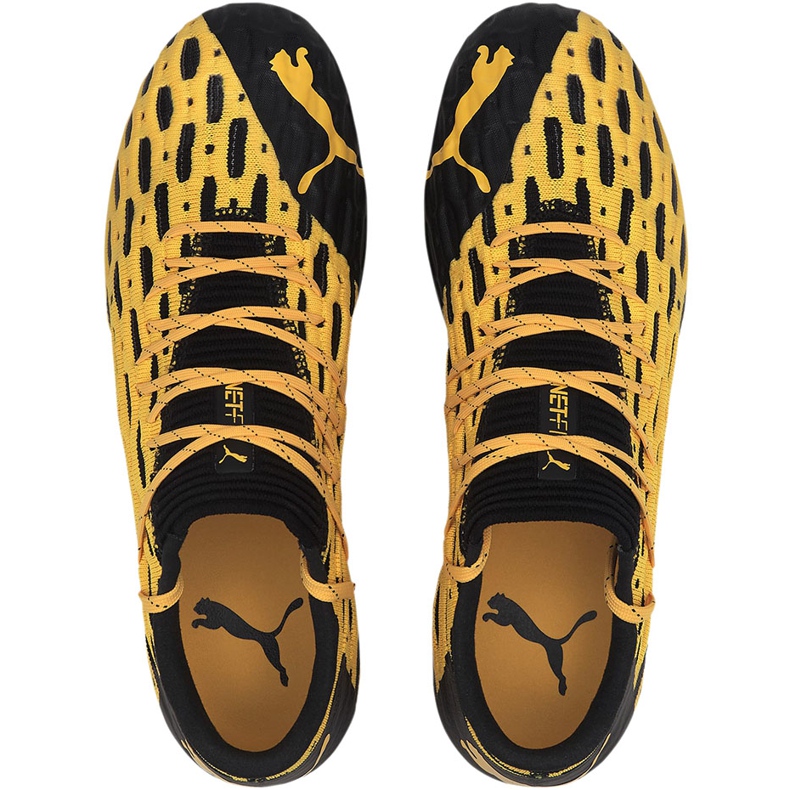 Puma Future 5.1 Netfit Low Fg Ag chaussures de football jaune 105791 02 2