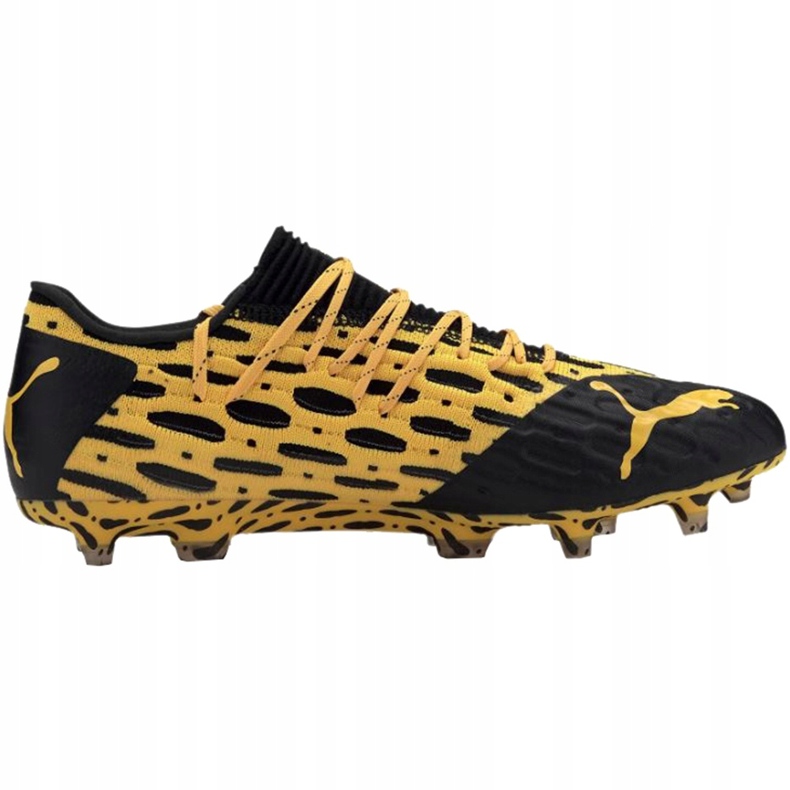 Puma Future 5.1 Netfit Low Fg Ag chaussures de football jaune 105791 02 1