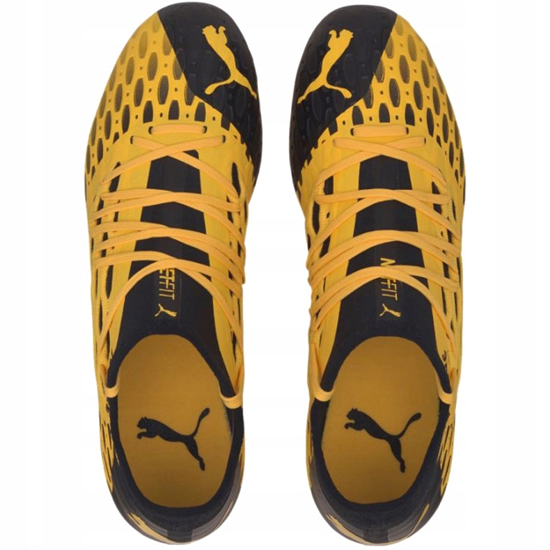 Chaussures de foot Puma Future 5.3 Netfit Fg Ag 105756 03 jaune jaune 2