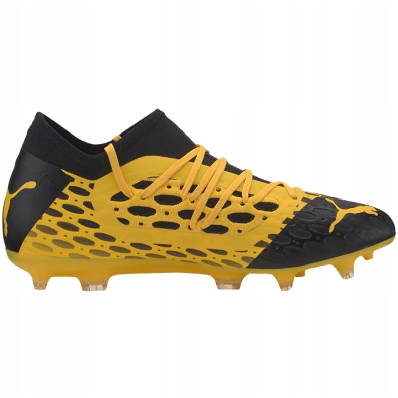 Chaussures de foot Puma Future 5.3 Netfit Fg Ag 105756 03 jaune jaune 1