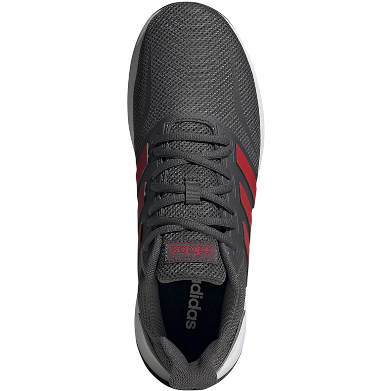 Adidas Runfalcon chaussures pour hommes gris-rouge EG8602 1
