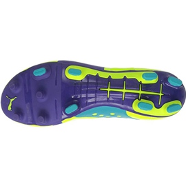 Chaussures de football Puma Evo Power 2 Fg jaune-violet 102945 04 4