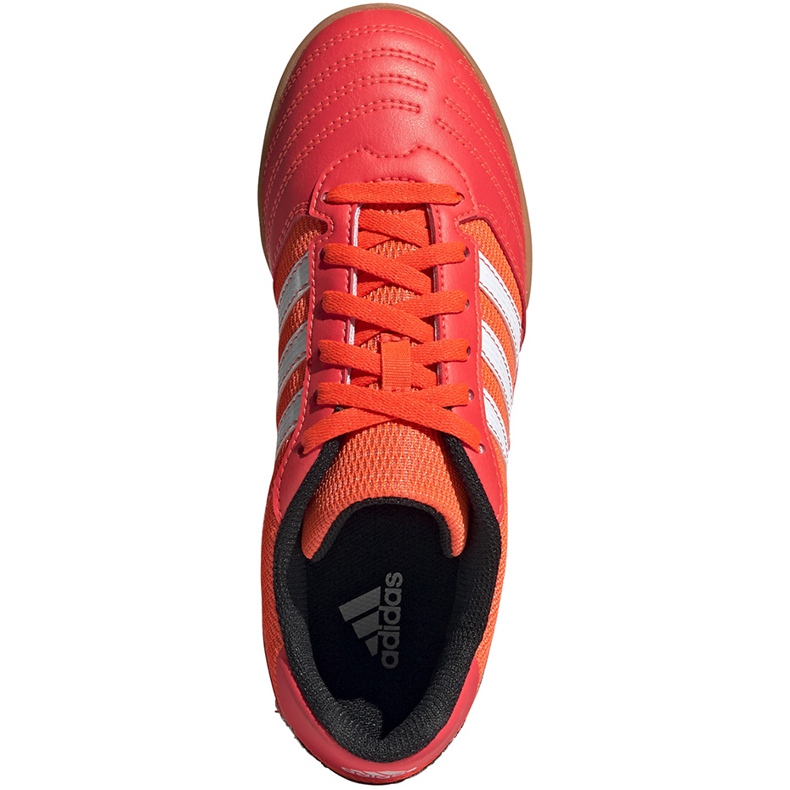 Adidas Super Sala Junior chaussures de football rouges FV2639 1