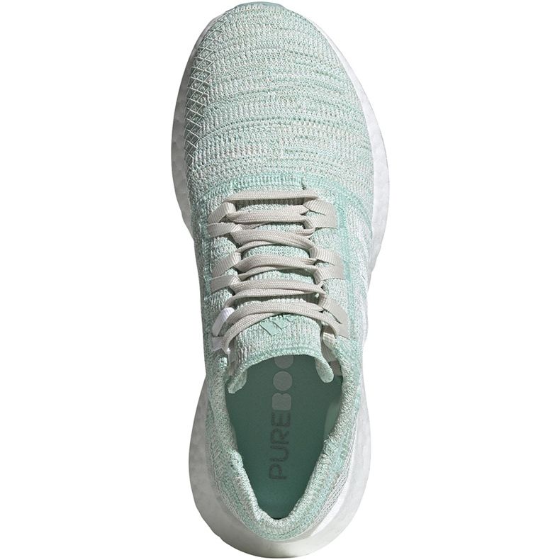 Adidas Pureboost Go W menthe chaussures B75827 gris vert 1